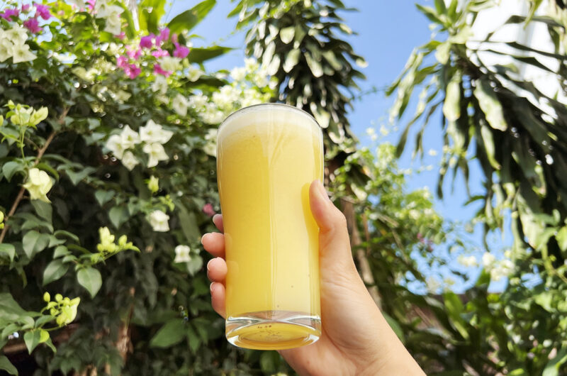 Oppskrift: Bananjuice med honning fra Tea Garden i Mae Sot