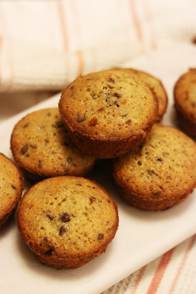 Oppskrift: Bananmuffins med Sjokolade og Valnøtter