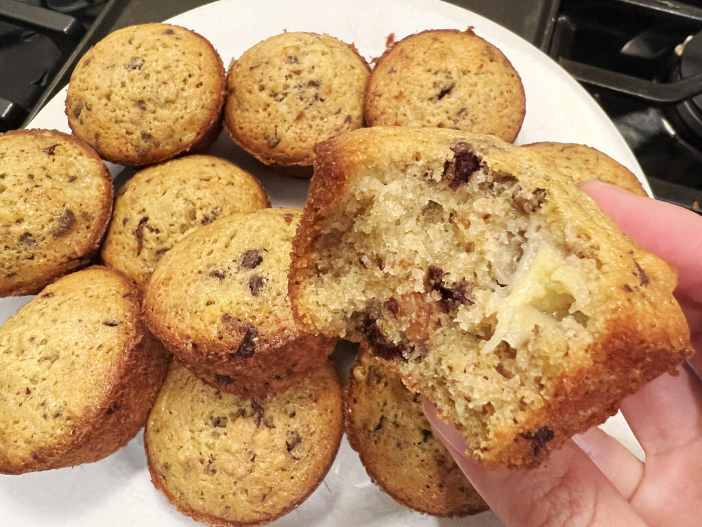 Oppskrift: Bananmuffins med Sjokolade og Valnøtter