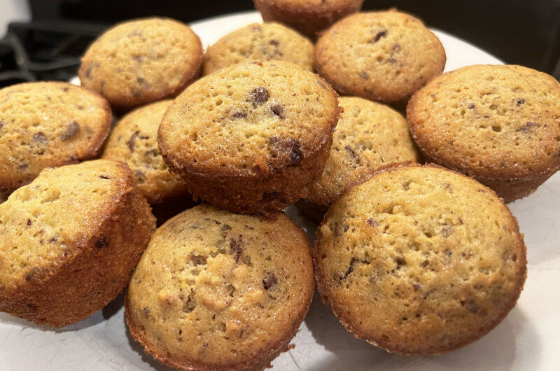 Oppskrift: Bananmuffins med Sjokolade og Valnøtter